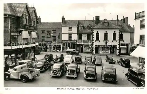 AK / Ansichtskarte Melton_Mowbray Market Place Melton Mowbray