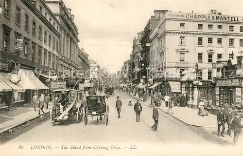 AK / Ansichtskarte London The Stand from Charing Cross London
