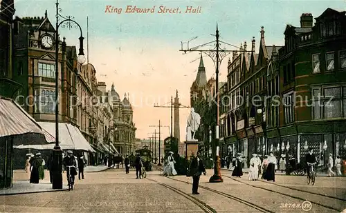 AK / Ansichtskarte Hull_UK King Edward Street Hull_UK