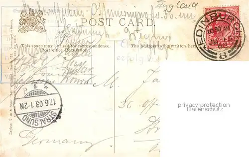 AK / Ansichtskarte Edinburgh Princess Street Edinburgh