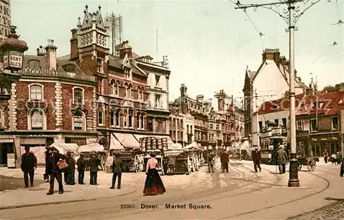 AK / Ansichtskarte Dover_Kent Market Square Dover_Kent