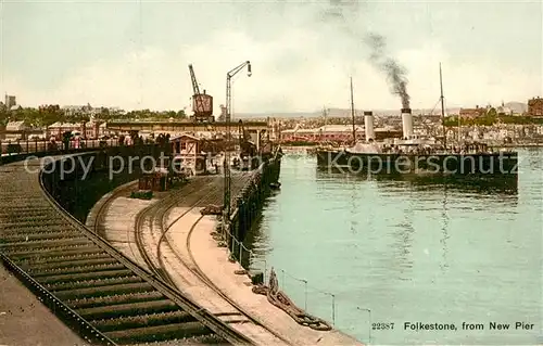 AK / Ansichtskarte Folkestone New Pier Folkestone