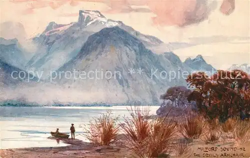 AK / Ansichtskarte Milford_on_Sea The Devils Armchair 