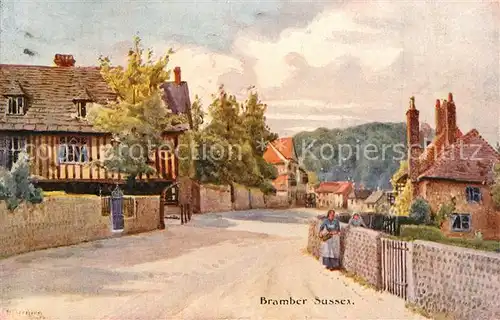 AK / Ansichtskarte Bramber Dorfmotiv Bramber