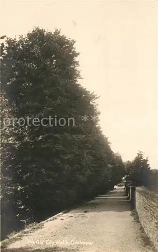 AK / Ansichtskarte Chichester_West_Sussex The Old City Wall 