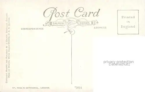 AK / Ansichtskarte London St Pauls Cathedral London