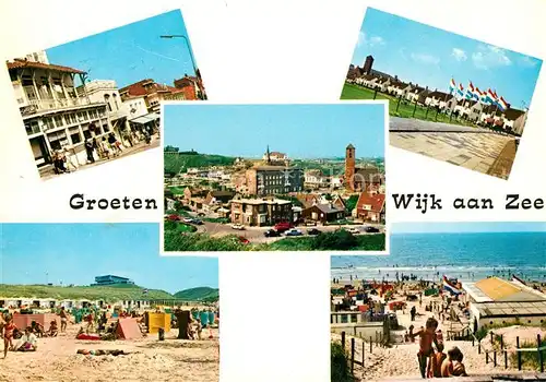 AK / Ansichtskarte Wijk_aan_Zee Strand Campingplatz  Wijk_aan_Zee