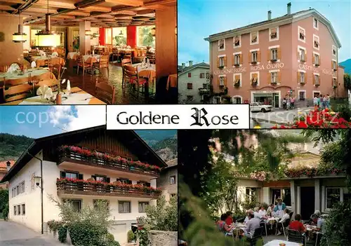 AK / Ansichtskarte Schlanders_Suedtirol Gasthof Restaurant Goldene Rose Schlanders_Suedtirol