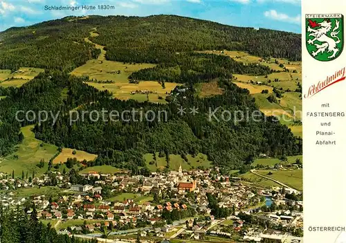 AK / Ansichtskarte Schladming_Obersteiermark Fliegeraufnahme Fastenberg Planai Schladming_Obersteiermark