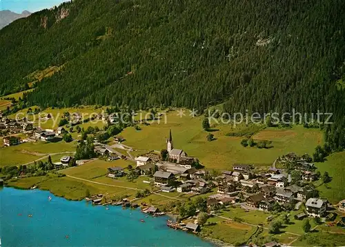 AK / Ansichtskarte Techendorf_Weissensee Fliegeraufnahme Techendorf Weissensee