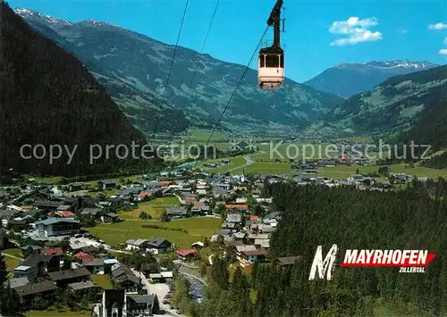 AK / Ansichtskarte Mayrhofen_Zillertal Ahornbahn Panorama Mayrhofen_Zillertal