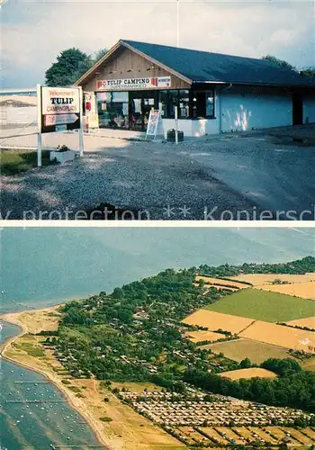 AK / Ansichtskarte Fredericia Fliegeraufnahme Tulip Camping Fredericia