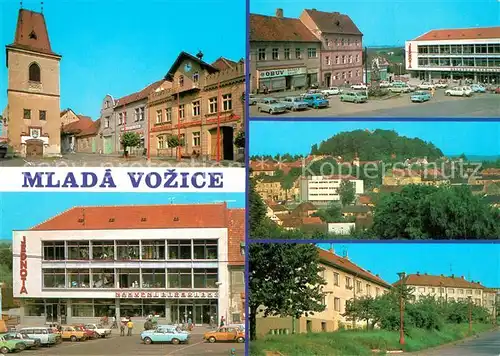AK / Ansichtskarte Mlada_Vozice_Jung_Woschitz Stadtansichten Rathaus Stadttor Mlada_Vozice