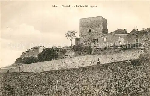 AK / Ansichtskarte Semur en Brionnais La Tour Saint Hugues Semur en Brionnais