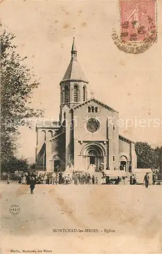 AK / Ansichtskarte Montceau les Mines Eglise Montceau les Mines