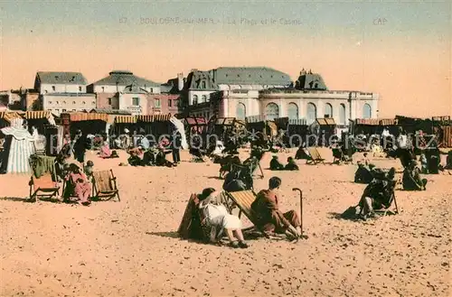 AK / Ansichtskarte Boulogne sur Mer Plage Boulogne sur Mer