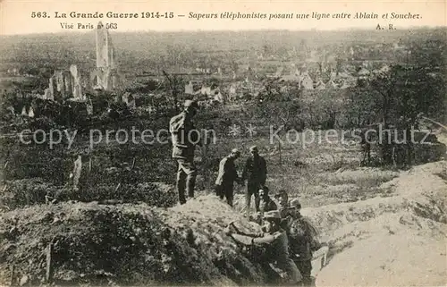 AK / Ansichtskarte Paris La Grand Guerre 1914 15 Soldaten Ruinen Paris