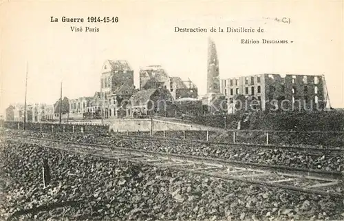 AK / Ansichtskarte Paris Grande Guerre 1914 15 16 Ruines Distillerie Paris