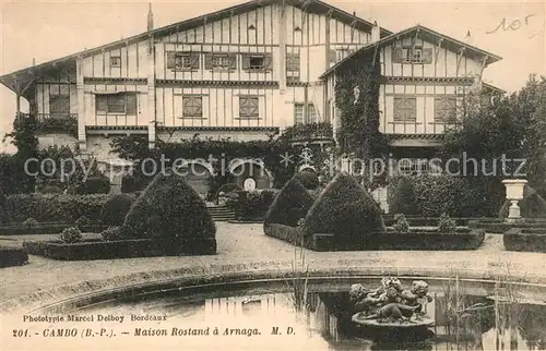 AK / Ansichtskarte Cambo les Bains Maison Rostand a Arnaga Cambo les Bains