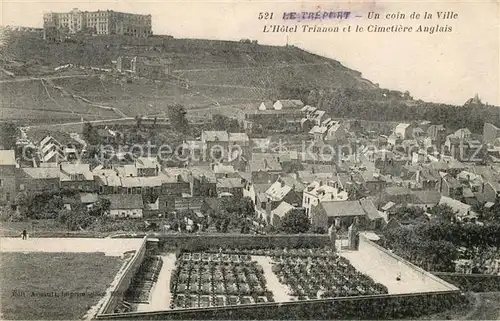 AK / Ansichtskarte Le_Treport Hotel Trianon et Cimeti?re Anglais Le_Treport