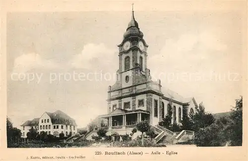 AK / Ansichtskarte Rouffach Asile Eglise Rouffach