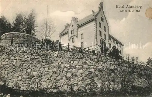 AK / Ansichtskarte Altenberg_Elsass Hotel  Altenberg Elsass
