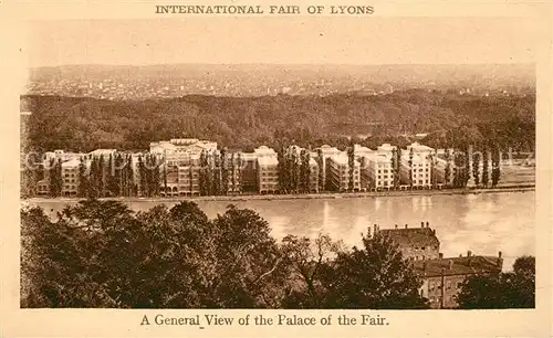 AK / Ansichtskarte Lyons la Foret Blick vom Palast zur Internationalen Messe Lyons la Foret