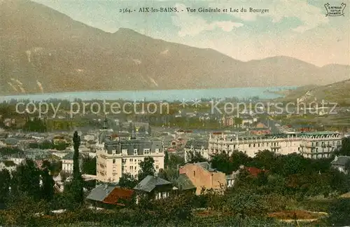 AK / Ansichtskarte Aix les Bains avec Lac du Bourger Aix les Bains