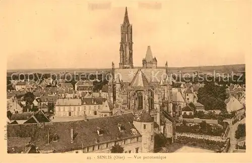 AK / Ansichtskarte Senlis_Oise Kirchenpartie Senlis Oise