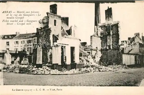 AK / Ansichtskarte Arras_Pas de Calais March? aux poissons et la rue des Ganguiers Arras_Pas de Calais