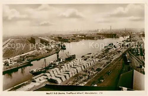 AK / Ansichtskarte Manchester_GB Docks Trafford Wharf 