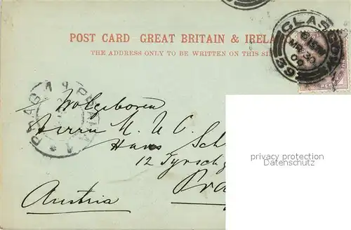 AK / Ansichtskarte Glasgow University Glasgow