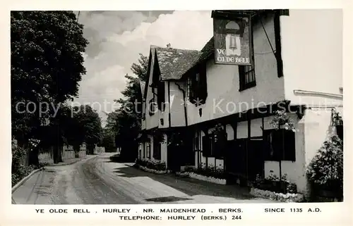 AK / Ansichtskarte Maidenhead_Riverside Ye Olde Bell Hurley 