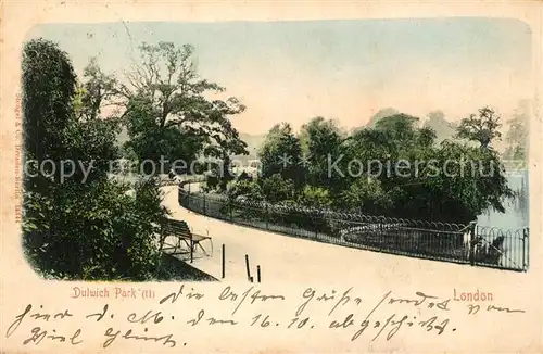 AK / Ansichtskarte London Dulwich Park London
