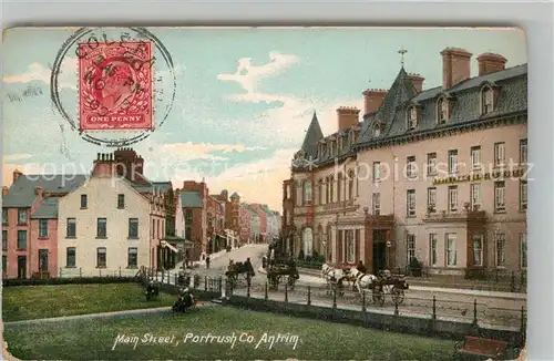 AK / Ansichtskarte Portrush Main Street Portrush