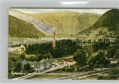 AK / Ansichtskarte Wicklow Glendalough or the Seven Churches Wicklow