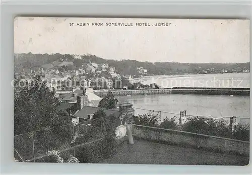 AK / Ansichtskarte Jersey_UK St Aubin from Somerville Hotel Jersey_UK