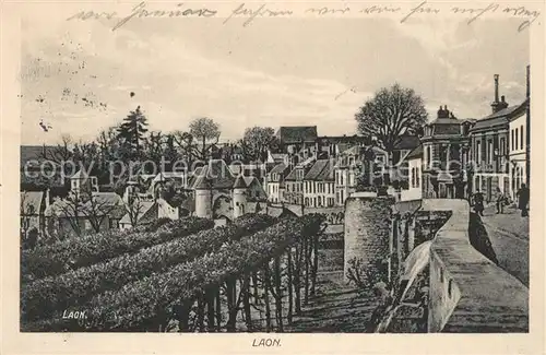 AK / Ansichtskarte Laon_Aisne Ortsansicht Laon_Aisne
