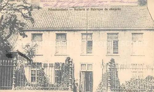 AK / Ansichtskarte Passchendaele Huilerie et Fabriquede chicoree Passchendaele