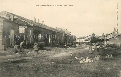 AK / Ansichtskarte Hageville Entree Cote Ouest Hageville