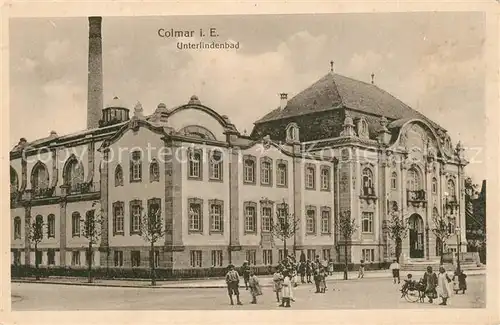 AK / Ansichtskarte Colmar_Haut_Rhin_Elsass Unterlindenbad Colmar_Haut_Rhin_Elsass
