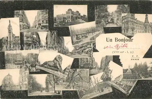 AK / Ansichtskarte Paris Teilansichten Paris