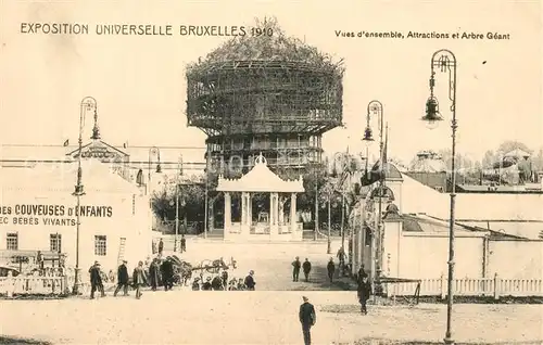 AK / Ansichtskarte Exposition_Universelle_Bruxelles_1910 Arbre Geant  
