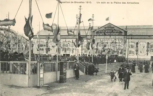 AK / Ansichtskarte Exposition_Universelle_Bruxelles_1910 Plaine des Attractions 