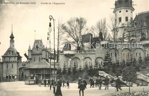 AK / Ansichtskarte Exposition_Universelle_Bruxelles_1910 Entree  