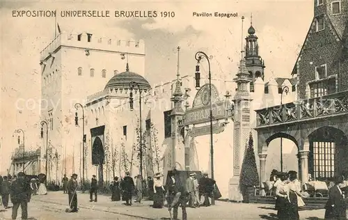 AK / Ansichtskarte Exposition_Universelle_Bruxelles_1910 Pavillon Espagnol  