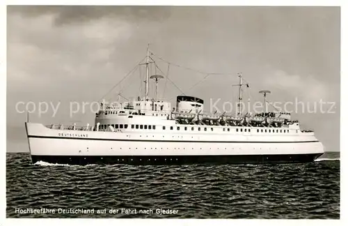 AK / Ansichtskarte Schiffe_Ships_Navires Deutschland Gjedser  