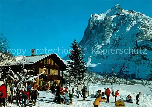 AK / Ansichtskarte Grindelwald Restaurant Bodmi Wetterhorn Grindelwald