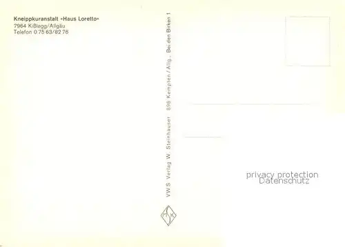 AK / Ansichtskarte Kisslegg Haus Loretto Kisslegg