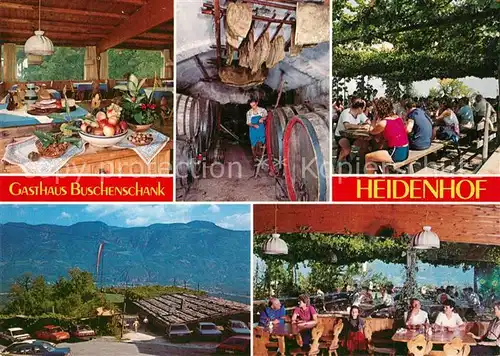 AK / Ansichtskarte Tscherms Gasthaus Buschenschank Heidenhof Tscherms